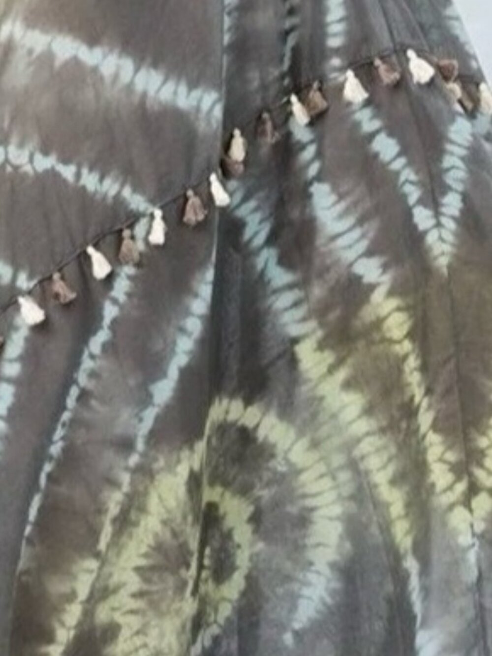 lovestitch Olive Green Tie-Dye Beach Dress